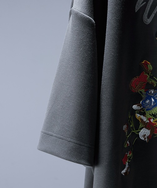 ENDER PRODUCTS(エンダープロダクツ)の「タイガー刺繍 ビッグシルエットクルーネックTシャツ【ENDER PRODUCTS/エンダープロダクツ】(Tシャツ/カットソー・メンズ・スミクロ/ブラック/オフホワイト/ブルー・M/L)」の14枚目の写真