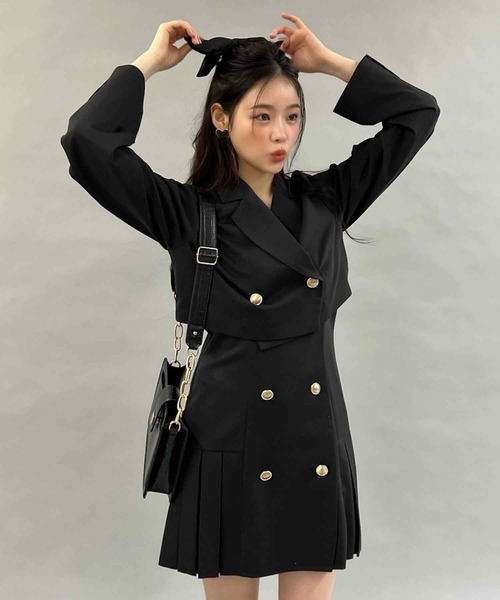 one after another NICE CLAUP（ワンアフターアナザーナイスクラップ）の「コーディネートのアクセントになる。クロコショルダーバック（ショルダーバッグ・レディース・アイボリー/ブラック・FREE）」の17枚目の写真