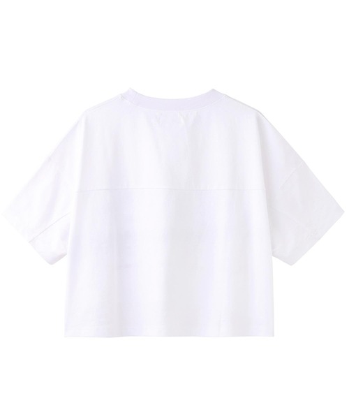 MILKFED.(ミルクフェド)の「COLLEGE LOGO TOP(Tシャツ/カットソー・レディース・ブラック/レッド/ホワイト・ONE SIZE)」の6枚目の写真