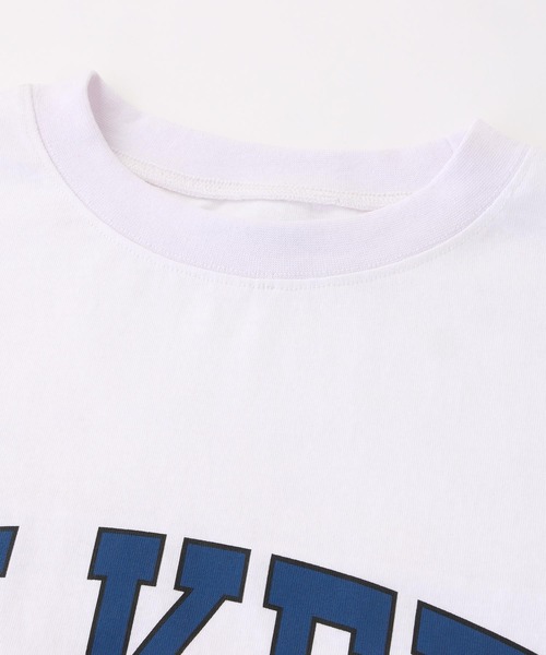 MILKFED.(ミルクフェド)の「COLLEGE LOGO TOP(Tシャツ/カットソー・レディース・ブラック/レッド/ホワイト・ONE SIZE)」の4枚目の写真