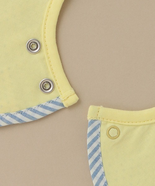 baby cheer（ベイビーチアー）の「レモン･キウイスタイ（スタイ/よだれかけ・キッズ・ライトグリーン/レモンイエロー・FREE）」の5枚目の写真