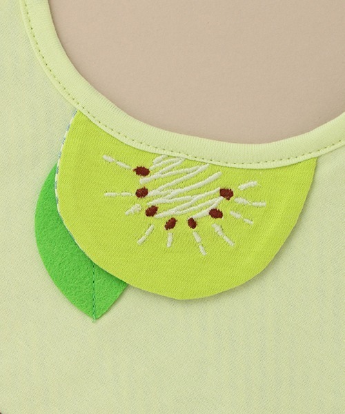 baby cheer（ベイビーチアー）の「レモン･キウイスタイ（スタイ/よだれかけ・キッズ・ライトグリーン/レモンイエロー・FREE）」の9枚目の写真