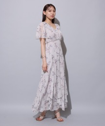 Mystrada シアーフラワーワンピース Mystrada（マイストラーダ）の「シアーフラワーワンピース