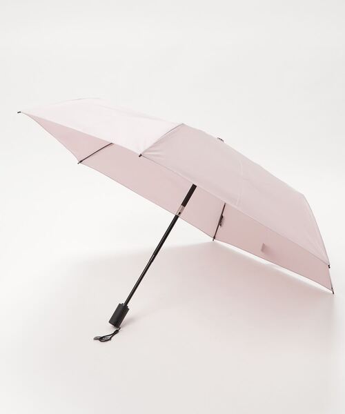Waterfront（ウォーターフロント）の「折傘　クイックシャット（折りたたみ傘・レディース・サンドベージュ/テラコッタ/アクア/ダークネイビー/グレイッシュブルー/ブラック/ヘザーグレー/ネイビー/ライトピンク・FREE）」の9枚目の写真