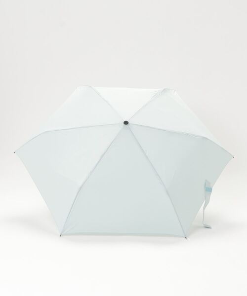 Waterfront（ウォーターフロント）の「折傘　クイックシャット（折りたたみ傘・レディース・サンドベージュ/テラコッタ/アクア/ダークネイビー/グレイッシュブルー/ブラック/ヘザーグレー/ネイビー/ライトピンク・FREE）」の15枚目の写真