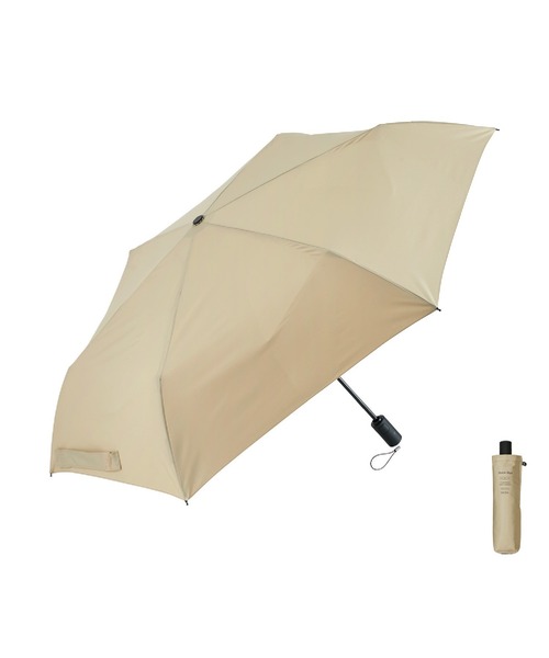 Waterfront（ウォーターフロント）の「折傘　クイックシャット（折りたたみ傘・レディース・サンドベージュ/テラコッタ/アクア/ダークネイビー/グレイッシュブルー/ブラック/ヘザーグレー/ネイビー/ライトピンク・FREE）」の21枚目の写真