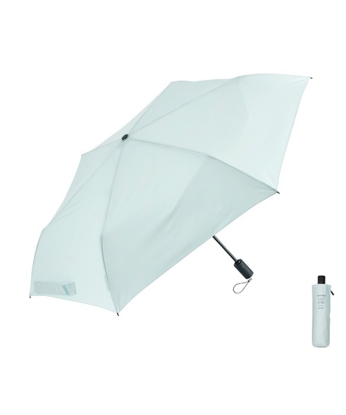 Waterfront（ウォーターフロント）の「折傘　クイックシャット（折りたたみ傘・レディース・サンドベージュ/テラコッタ/アクア/ダークネイビー/グレイッシュブルー/ブラック/ヘザーグレー/ネイビー/ライトピンク・FREE）」の19枚目の写真