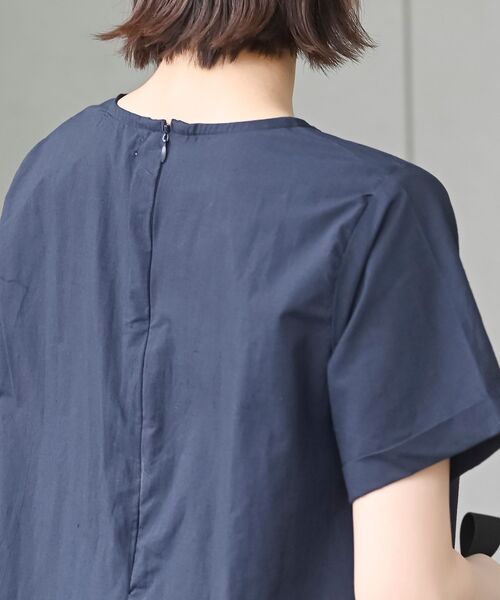 rps（アールピーエス）の「半袖フレアワンピース（ワンピース・レディース・カーキ/ブラック/パープル/ネイビー/チャコールグレー・フリー）」の16枚目の写真