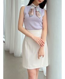 RESEXXY | ノースリーブスカーフニットトップス(タンクトップ)