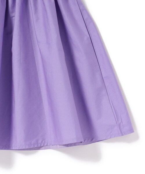 SHOO・LA・RUE（シューラルー）の「◆【110-140cm】チャーム使いドッキングワンピース（ワンピース・キッズ・ブラック系4/ライトパープル・12/11/14/13）」の8枚目の写真