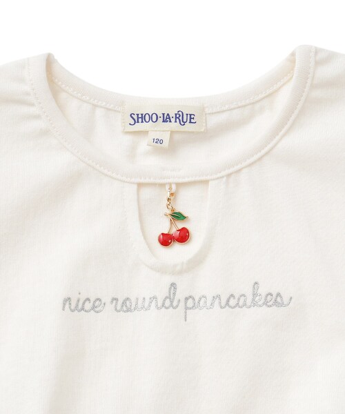 SHOO・LA・RUE（シューラルー）の「◆【110-140cm】チャーム使いドッキングワンピース（ワンピース・キッズ・ブラック系4/ライトパープル・12/11/14/13）」の10枚目の写真