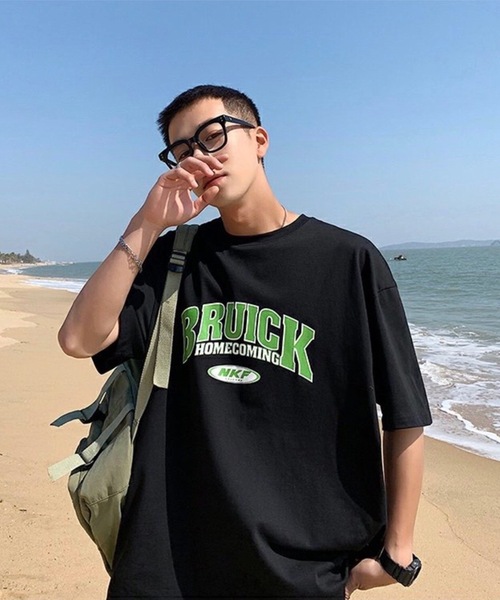 ILL'S(イルズ)の「韓国ストリート ビッグシルエット プリントアソートTシャツ カットソー ユニセックス(Tシャツ/カットソー・メンズ・ブルー/ホワイト系/ブルー系その他2/ベージュ/ベージュ系その他3/ブルー系/ブラック系その他/ブラック系1/ブラック系その他6/グレー系/ブラック系/ブラウン系その他3/ホワイト系その他4/オレンジ系その他5/ベージュ系/グレー系1/ブラック/ホワイト系その他5/ホワイト/ブラック系その他7/ホワイト系1/ブラック系その他5/ブラック系その他4/ホワイト系その他/ブラック系その他3/ブラック系その他2/ホワイト系その他6/ホワイト系その他2/ベージュ系その他/ホワイト系その他7/グレー系その他7/ブラウン系3・M/L)」の17枚目の写真