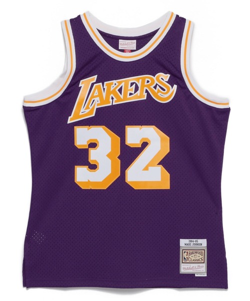 値下げ可能MITCHELL&NESS LAKERS セール】Mitchell&Ness NBA SWINGMAN ROAD JERSEY LAKERS 84 MAGIC