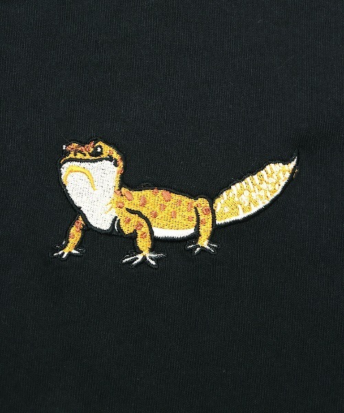 go slow caravan(ゴースローキャラバン)の「go slow caravan USAコットン レオパードゲッコーTシャツ【WEB限定】(Tシャツ/カットソー・レディース・ダークグリーン/ピンク/ホワイト/ブラック・MEDIUM)」の20枚目の写真