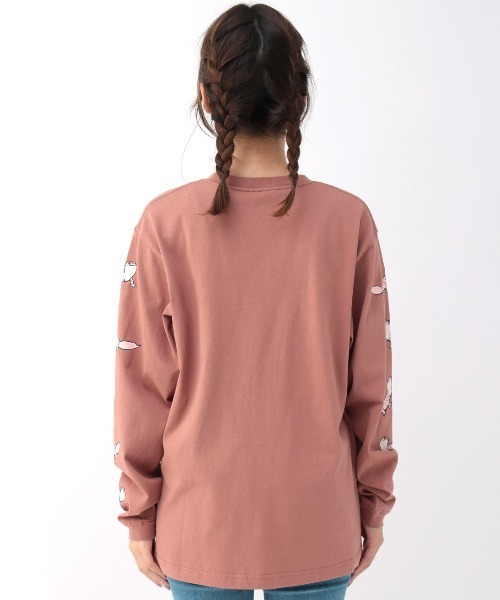 go slow caravan(ゴースローキャラバン)の「go slow caravan USAコットン レオパードゲッコーTシャツ【WEB限定】(Tシャツ/カットソー・レディース・ダークグリーン/ピンク/ホワイト/ブラック・MEDIUM)」の15枚目の写真