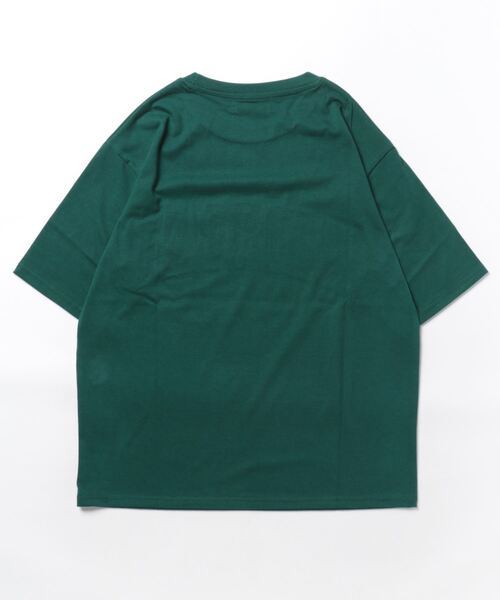 Grand PARK（グランドパーク）の「反転ロゴ パッチワークTシャツ（Tシャツ/カットソー・レディース・アッシュグレー/ホワイト/グリーン/レッド・FREE）」の5枚目の写真