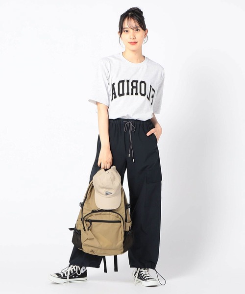 Grand PARK（グランドパーク）の「反転ロゴ パッチワークTシャツ（Tシャツ/カットソー・レディース・アッシュグレー/ホワイト/グリーン/レッド・FREE）」の22枚目の写真