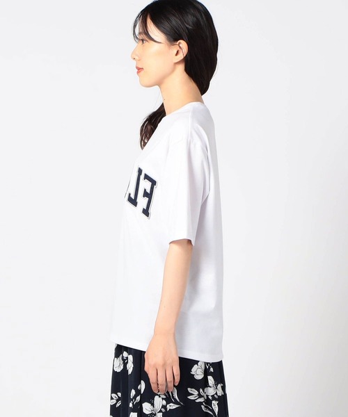 Grand PARK（グランドパーク）の「反転ロゴ パッチワークTシャツ（Tシャツ/カットソー・レディース・アッシュグレー/ホワイト/グリーン/レッド・FREE）」の19枚目の写真