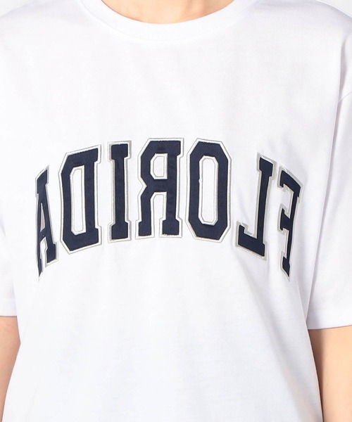 Grand PARK（グランドパーク）の「反転ロゴ パッチワークTシャツ（Tシャツ/カットソー・レディース・アッシュグレー/ホワイト/グリーン/レッド・FREE）」の15枚目の写真