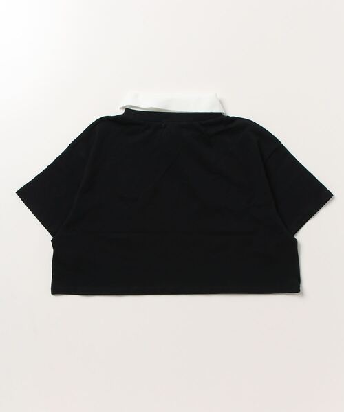 WC(ダブル シー)の「BワンポイントショートTシャツ(Tシャツ/カットソー・レディース・グリーン/ブラック・FREE)」の3枚目の写真