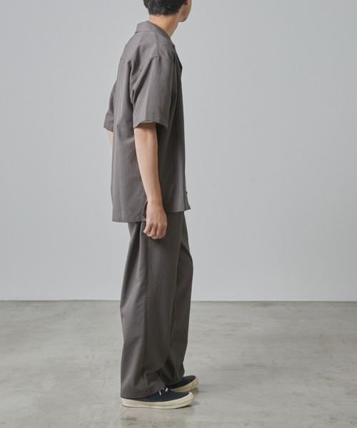 CIAOPANIC TYPY（チャオパニックティピー）の「テックリネンセンターシームワイドスラックス（スラックス・メンズ・チャコールグレー/グレイッシュベージュ・MEDIUM/LARGE）」の15枚目の写真