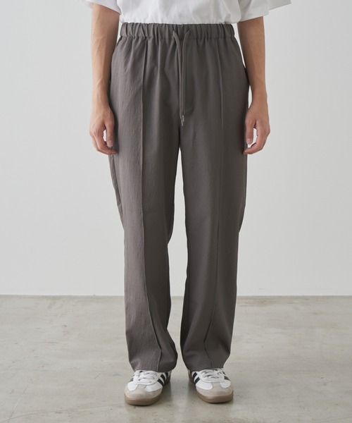 CIAOPANIC TYPY（チャオパニックティピー）の「テックリネンセンターシームワイドスラックス（スラックス・メンズ・チャコールグレー/グレイッシュベージュ・MEDIUM/LARGE）」の20枚目の写真