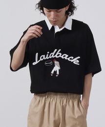 Red Cap Girl ヘビーウェイト 天竺 フロントプリント ビッグシルエット ラガーTシャツ 半袖
