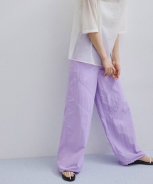 【ADAM ET ROPE'】BOTANICAL DYED  NYLON PANTS