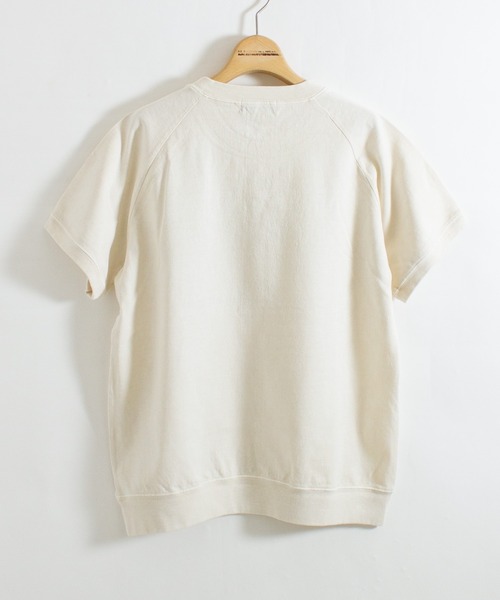 ALL ORDINARIES（オールオーディナリーズ）の「ピグメント染め H.C.N.Y. ラグラン半袖Tシャツ（Tシャツ/カットソー・レディース・グリーン/グレー/ピンク/アイボリー・S/M/L/XL）」の22枚目の写真