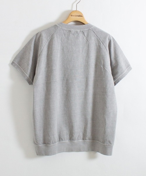 ALL ORDINARIES（オールオーディナリーズ）の「ピグメント染め H.C.N.Y. ラグラン半袖Tシャツ（Tシャツ/カットソー・レディース・グリーン/グレー/ピンク/アイボリー・S/M/L/XL）」の20枚目の写真