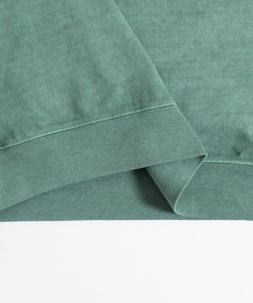 ALL ORDINARIES（オールオーディナリーズ）の「ピグメント染め H.C.N.Y. ラグラン半袖Tシャツ（Tシャツ/カットソー・レディース・グリーン/グレー/ピンク/アイボリー・S/M/L/XL）」の16枚目の写真