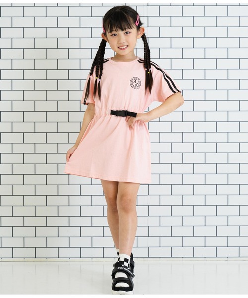 ANAP kids（アナップキッズ）の「サークルプリントワンピース（ワンピース・キッズ・ブラック/ピンク/ライトグレー・110cm/130cm/120cm）」の10枚目の写真