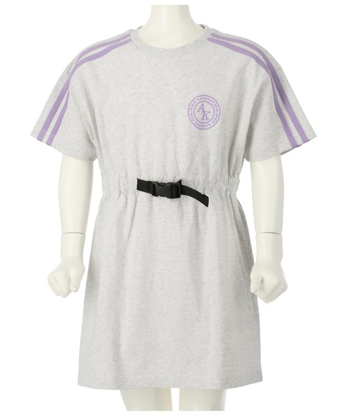 ANAP kids（アナップキッズ）の「サークルプリントワンピース（ワンピース・キッズ・ブラック/ピンク/ライトグレー・110cm/130cm/120cm）」の14枚目の写真