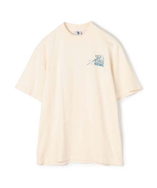 TOMORROWLAND （トゥモローランド）の「VIRGIL NORMAL コットン Tシャツ（Tシャツ/カットソー・メンズ・ブラック/ブルー系その他/ピンク系その他2/ホワイト系その他・L/M）」の2枚目の写真