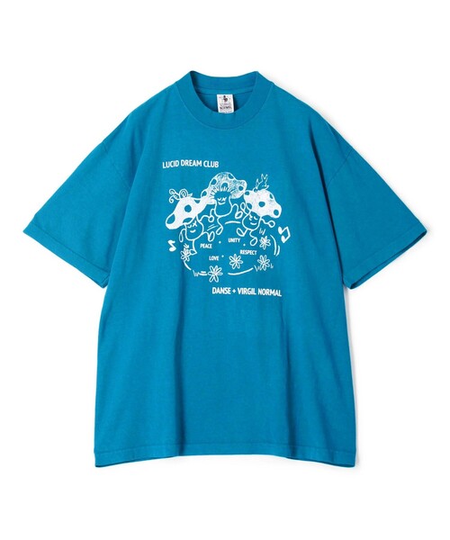 TOMORROWLAND （トゥモローランド）の「VIRGIL NORMAL コットン Tシャツ（Tシャツ/カットソー・メンズ・ブラック/ブルー系その他/ピンク系その他2/ホワイト系その他・L/M）」の3枚目の写真