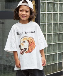 PAIRMANON STREET | 【PAIRMANON STREET】アニマルプリント半袖Tシャツ(Tシャツ/カットソー)