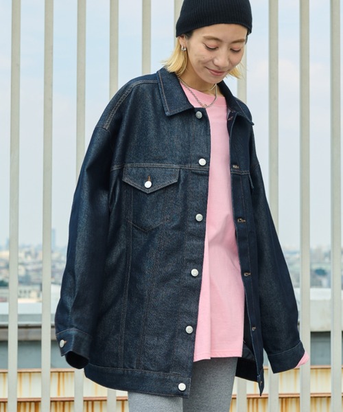 Auntie Rosa Holiday（アンティローザホリデー）の「デニムオーバーサイズシャツ（シャツ/ブラウス・レディース・ワンウォッシュ/ブルー・FREE）」の21枚目の写真