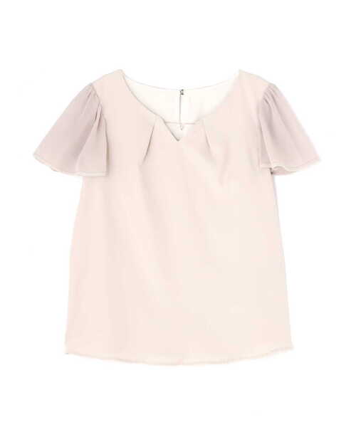 PROPORTION BODY DRESSING(プロポーションボディドレッシング)の「チェーンポイントブラウス / 1213210704(シャツ/ブラウス・レディース・ベージュ/ホワイト系その他/ネイビー・MEDIUM/SMALL)」の9枚目の写真
