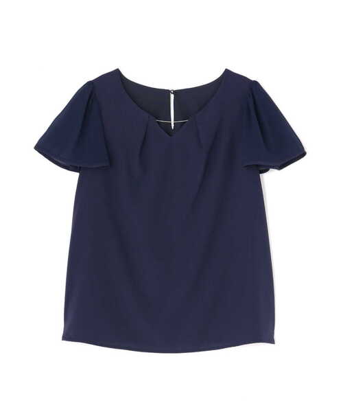 PROPORTION BODY DRESSING(プロポーションボディドレッシング)の「チェーンポイントブラウス / 1213210704(シャツ/ブラウス・レディース・ベージュ/ホワイト系その他/ネイビー・MEDIUM/SMALL)」の17枚目の写真