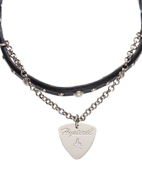 HYSTERIC GLAMOUR(ヒステリックグラマー)の「PICK レザーチョーカー(チョーカー・レディース・ブラック・FREE)」の4枚目の写真