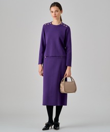 ANAYI | ファインメリノミラノリブタイト スカート(スカート)