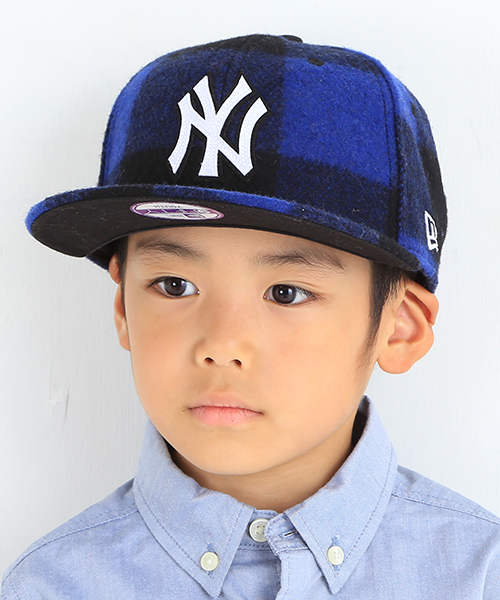 B:MING by BEAMS(ビーミングバイビームス)の「<KIDS>NEW ERA / 別注CHECK CAP(キャップ・キッズ・ブルー系その他/レッド系その他・ONE SIZE)」の2枚目の写真