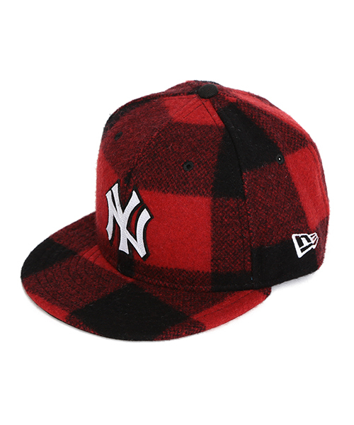 B:MING by BEAMS(ビーミングバイビームス)の「<KIDS>NEW ERA / 別注CHECK CAP(キャップ・キッズ・ブルー系その他/レッド系その他・ONE SIZE)」の3枚目の写真
