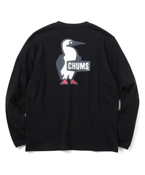 CHUMS（チャムス）の「【CHUMS】Booby Logo Brushed L/S T-Shirt（Tシャツ/カットソー・メンズ・ネイビー/ホワイト/ブラック・MEDIUM/LARGE/X-LARGE）」の2枚目の写真