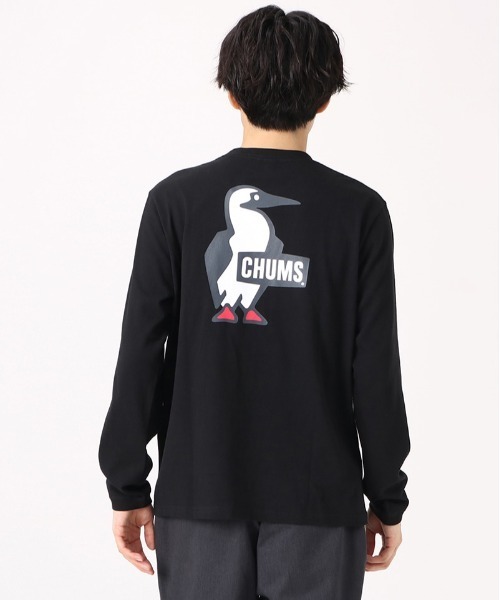 CHUMS（チャムス）の「【CHUMS】Booby Logo Brushed L/S T-Shirt（Tシャツ/カットソー・メンズ・ネイビー/ホワイト/ブラック・MEDIUM/LARGE/X-LARGE）」の10枚目の写真