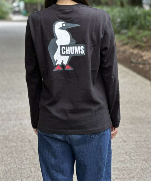 CHUMS（チャムス）の「【CHUMS】Booby Logo Brushed L/S T-Shirt（Tシャツ/カットソー・メンズ・ネイビー/ホワイト/ブラック・MEDIUM/LARGE/X-LARGE）」の19枚目の写真