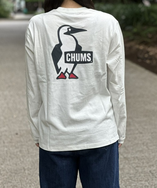 CHUMS（チャムス）の「【CHUMS】Booby Logo Brushed L/S T-Shirt（Tシャツ/カットソー・メンズ・ネイビー/ホワイト/ブラック・MEDIUM/LARGE/X-LARGE）」の15枚目の写真