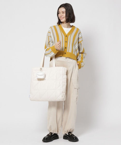 niko and...（ニコアンド）の「ヴィンテージライクアソート柄カーディガン（カーディガン/ボレロ・レディース・グリーン/オレンジ/オフホワイト/シャーベット/ブルー/ピンク/イエロー・FREE/SHORT/LONG）」の19枚目の写真