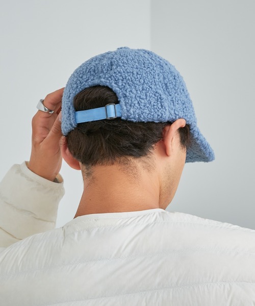 GEVACO（ゲバコ）の「【GEVACO/ゲバコ】ボアキャップ（キャップ・レディース・サックスブルー/オフホワイト/キャメル/ネイビー・ONE SIZE）」の11枚目の写真