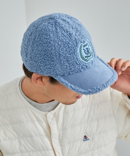 GEVACO（ゲバコ）の「【GEVACO/ゲバコ】ボアキャップ（キャップ・レディース・サックスブルー/オフホワイト/キャメル/ネイビー・ONE SIZE）」の13枚目の写真